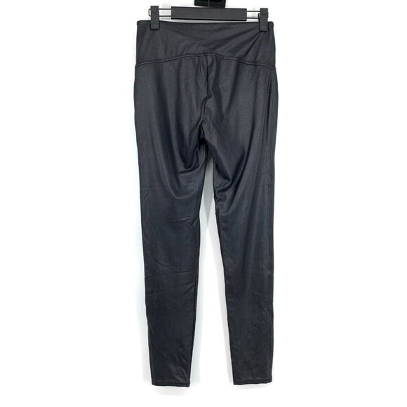 Time and Tru Leggings Black Pull On Faux Leather - Picture 6 of 11